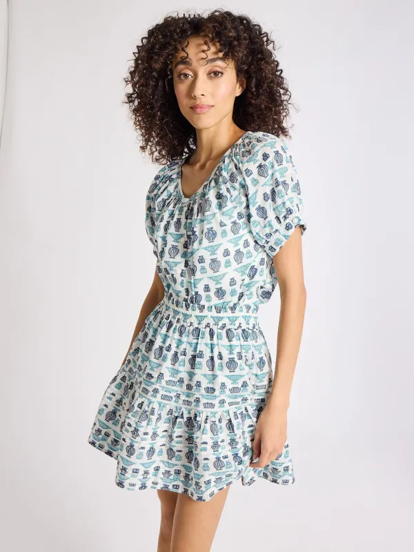 Rowan Skirt in Athens Print sold by MILLE