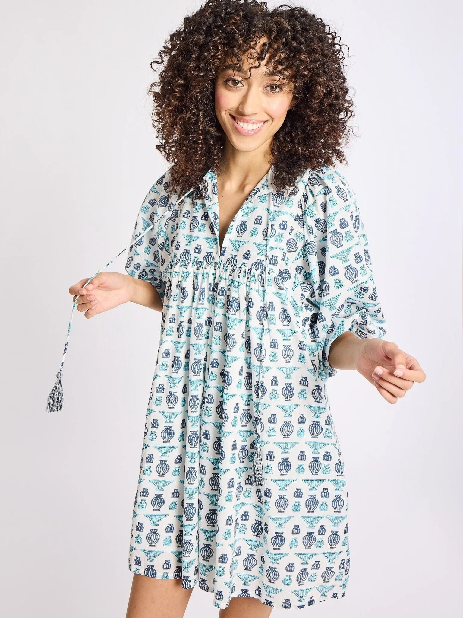 Daisy Dress in Athens Print sold by MILLE