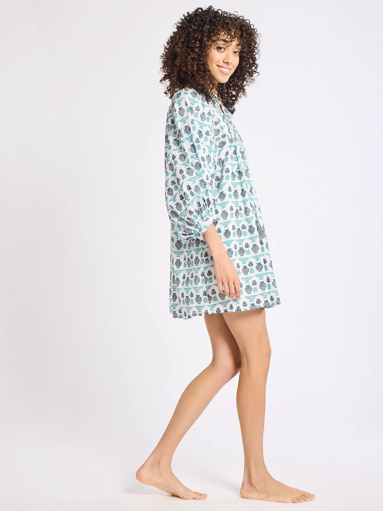 Daisy Dress in Athens Print sold by MILLE product image thumbnail 4