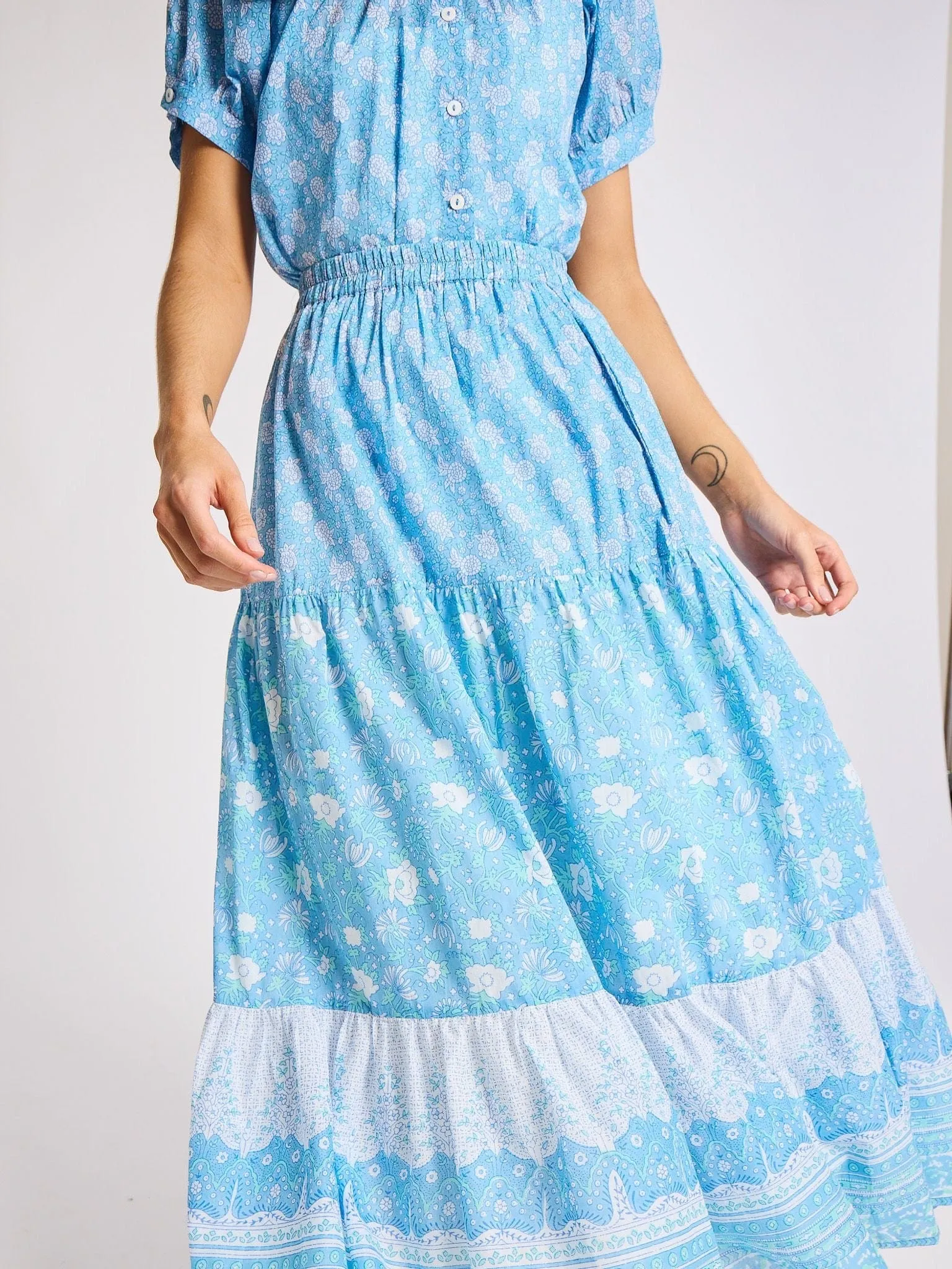 Paola Skirt in Charleston Floral sold by MILLE product image thumbnail 4