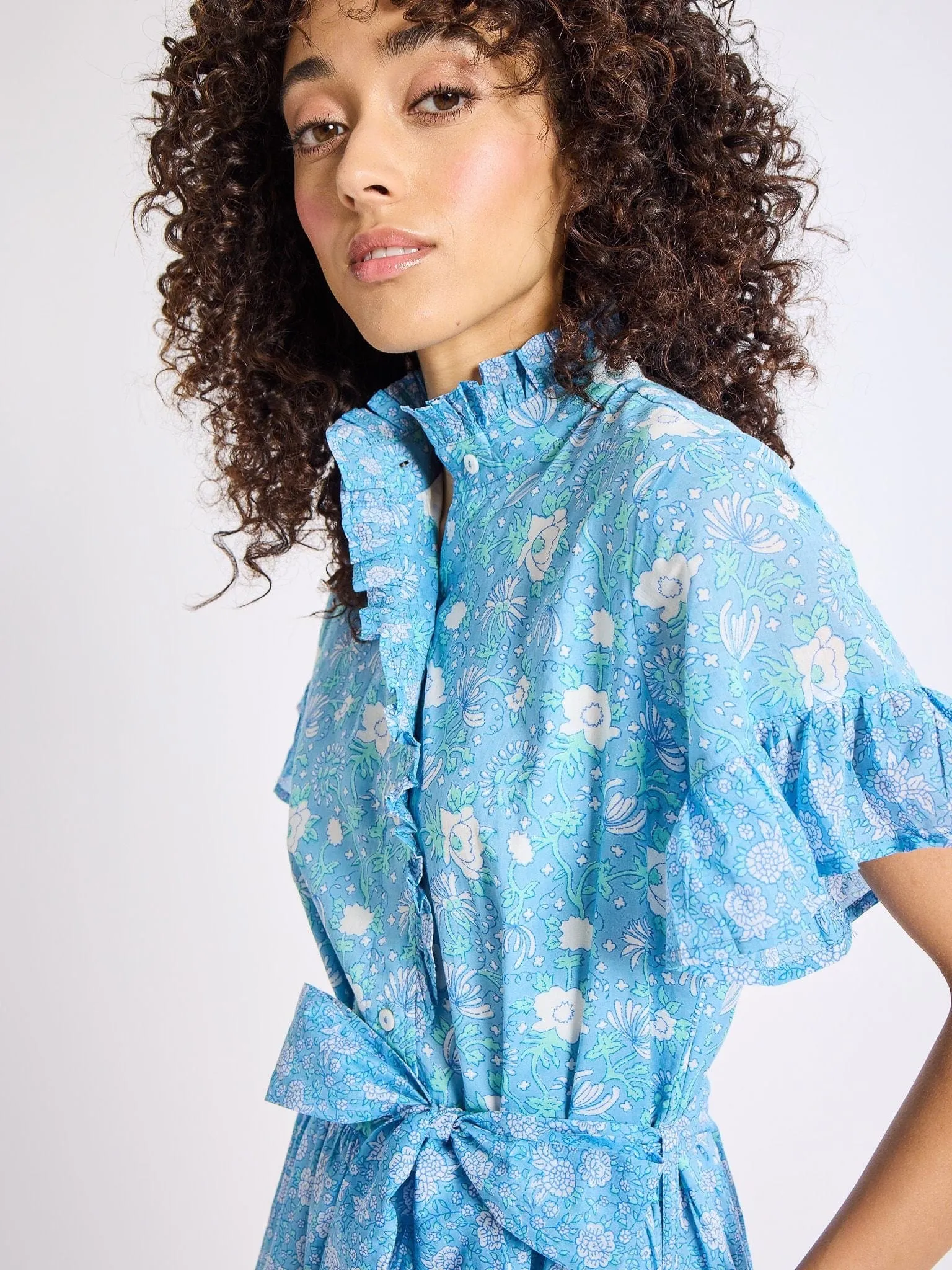 Victoria Dress in Charleston Floral sold by MILLE product image thumbnail 2