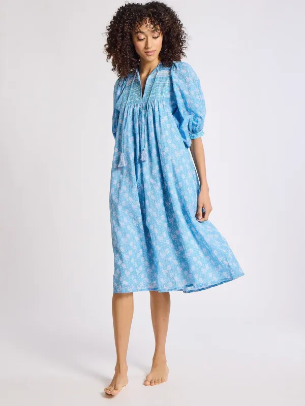 Saffron Dress in Charleston Floral sold by MILLE