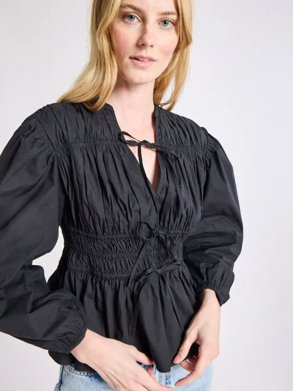 Ella Top in Black sold by MILLE