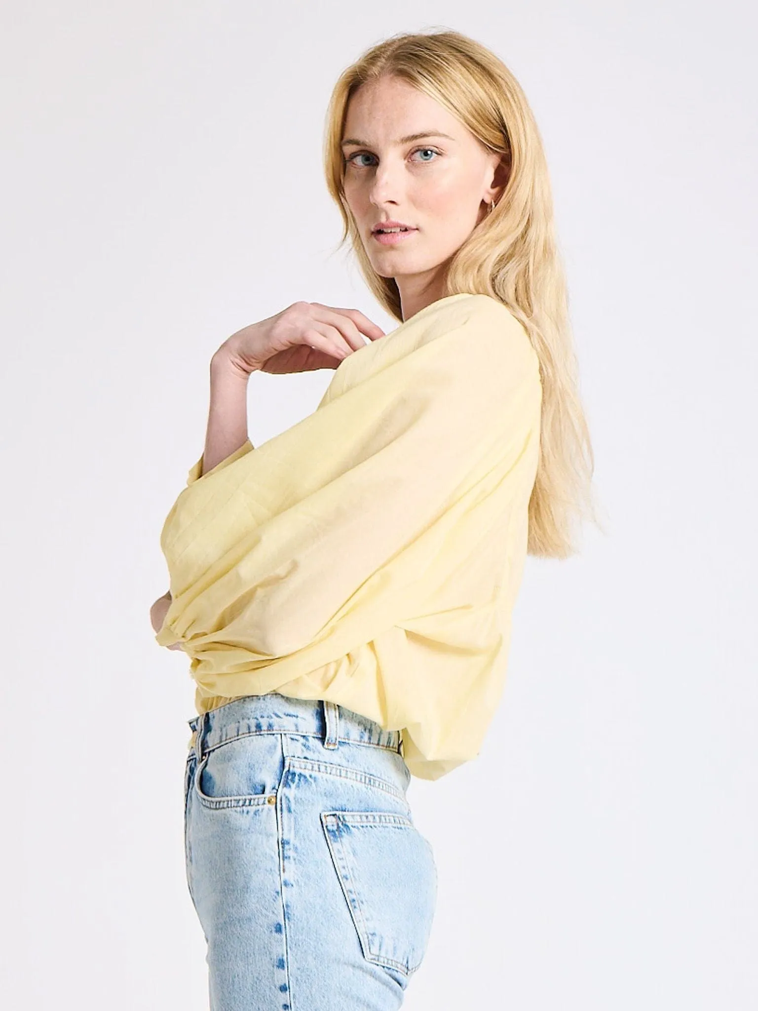 Charlie Top in Buttercream sold by MILLE product image thumbnail 4