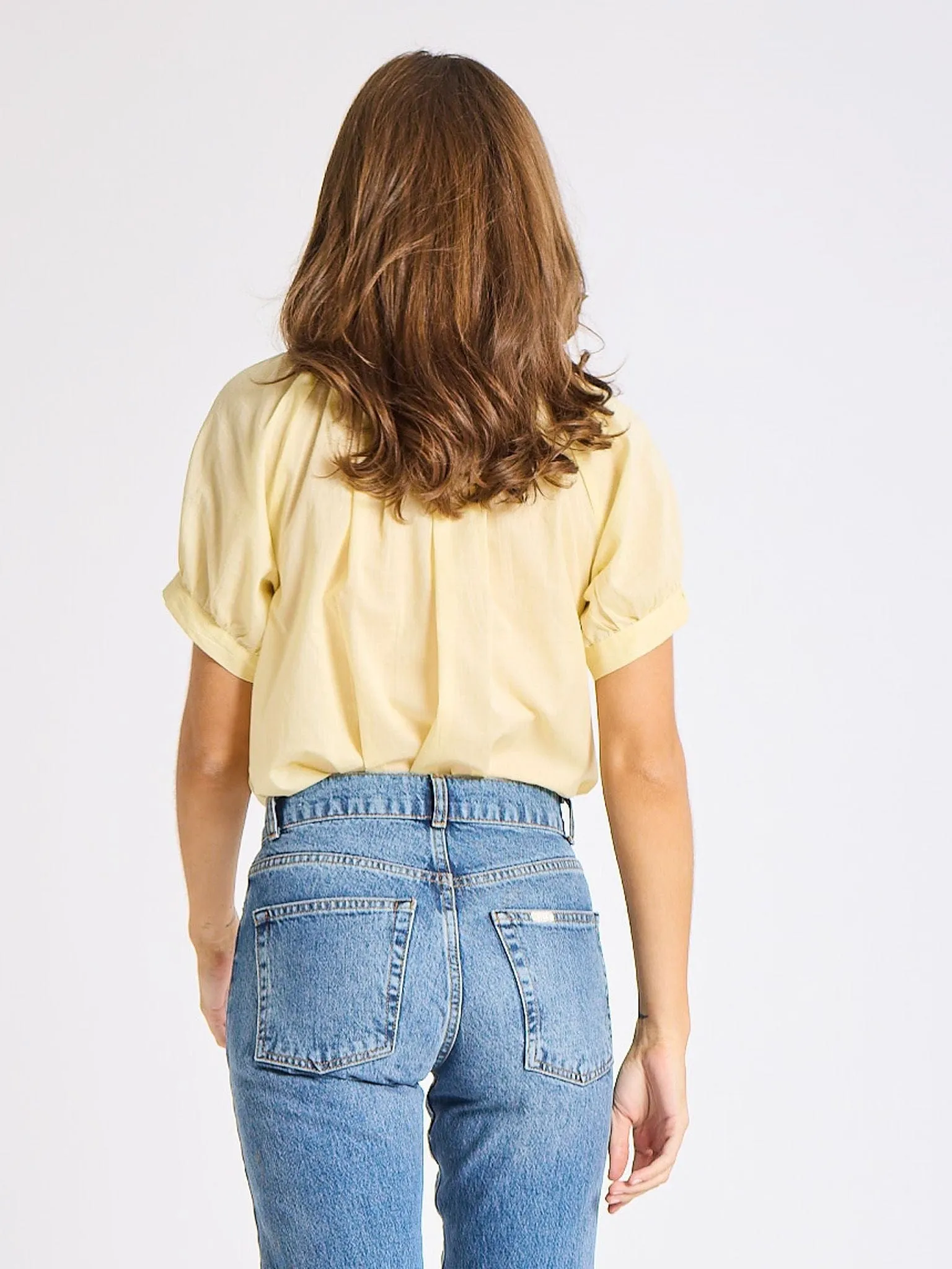 Naomi Top in Buttercream sold by MILLE product image thumbnail 4