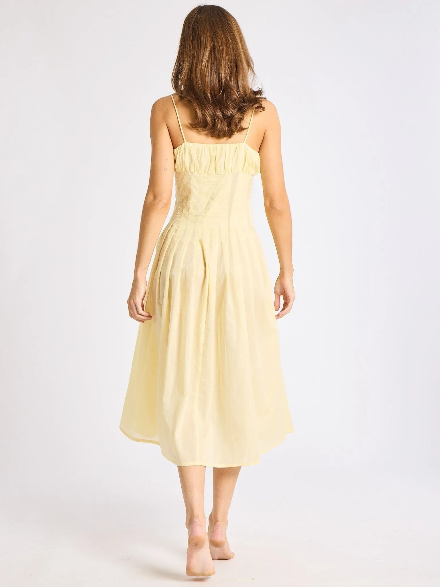 Tully Dress in Buttercream sold by MILLE product image thumbnail 4