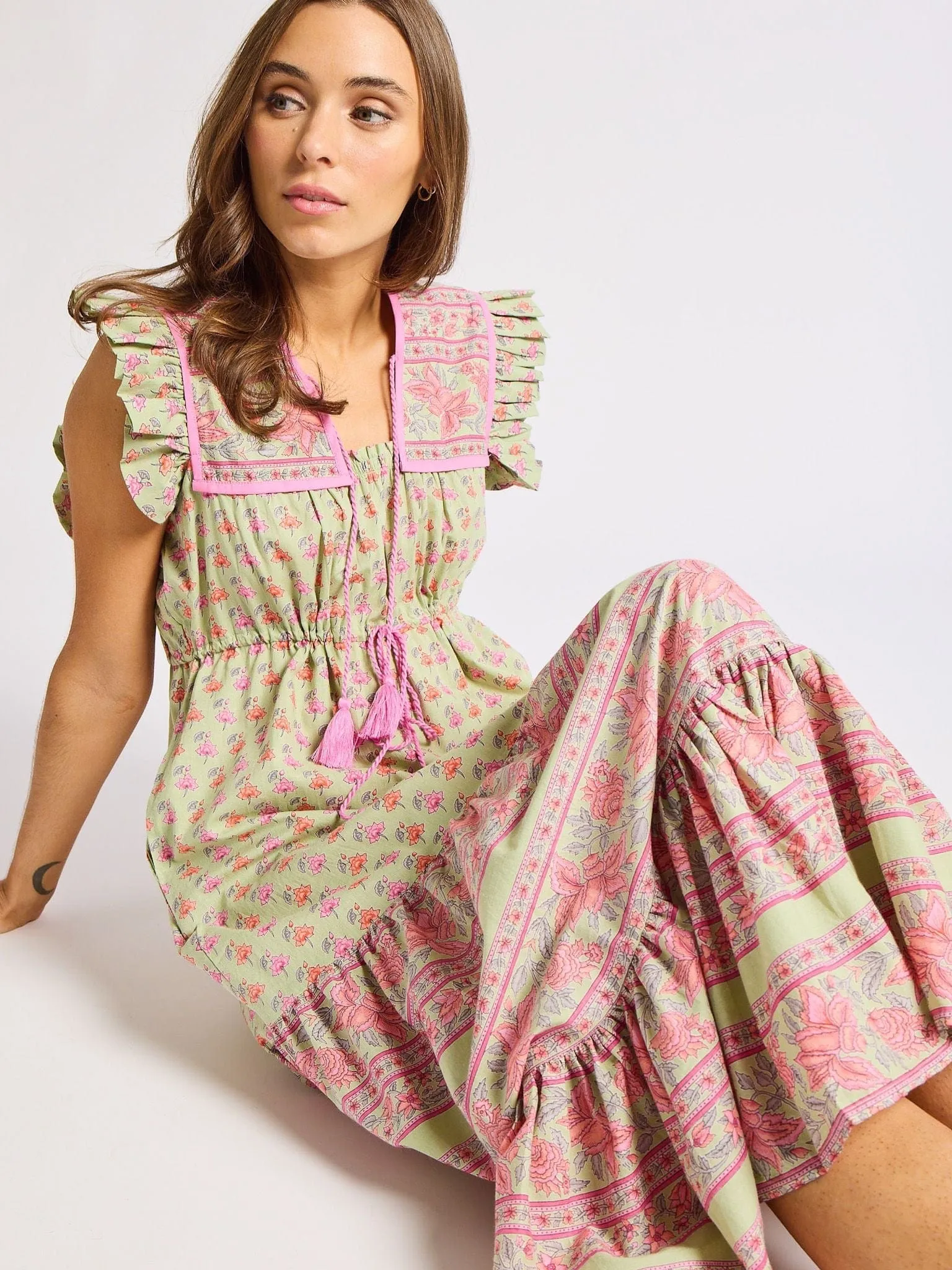 Esme Dress in Tulip Print sold by MILLE product image thumbnail 2