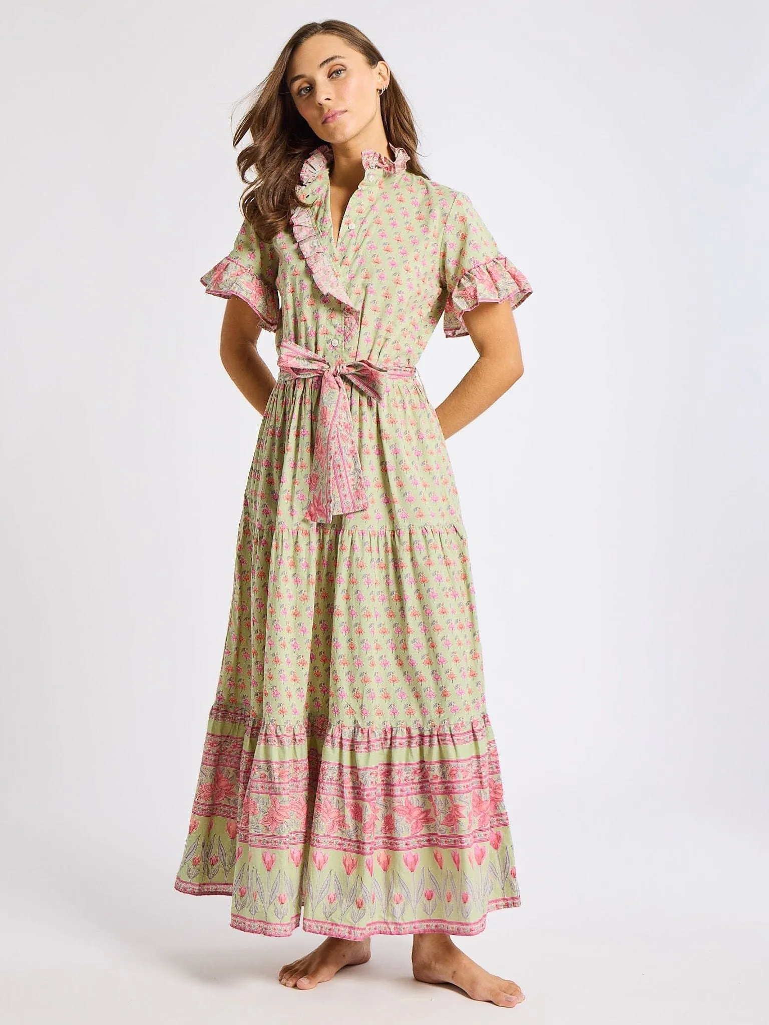 Victoria Dress in Tulip Print sold by MILLE product image thumbnail 5