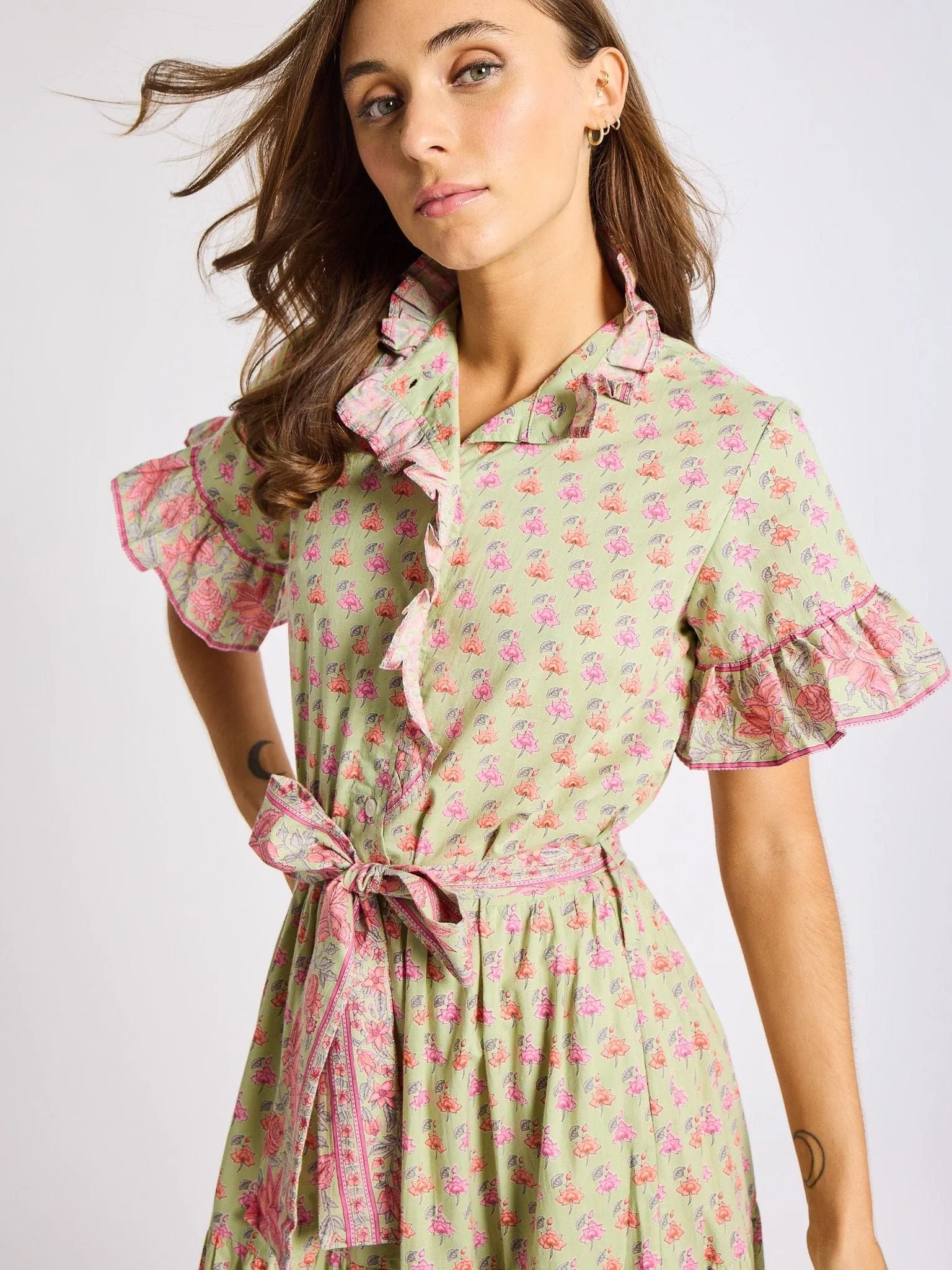 Victoria Dress in Tulip Print sold by MILLE product image thumbnail 2