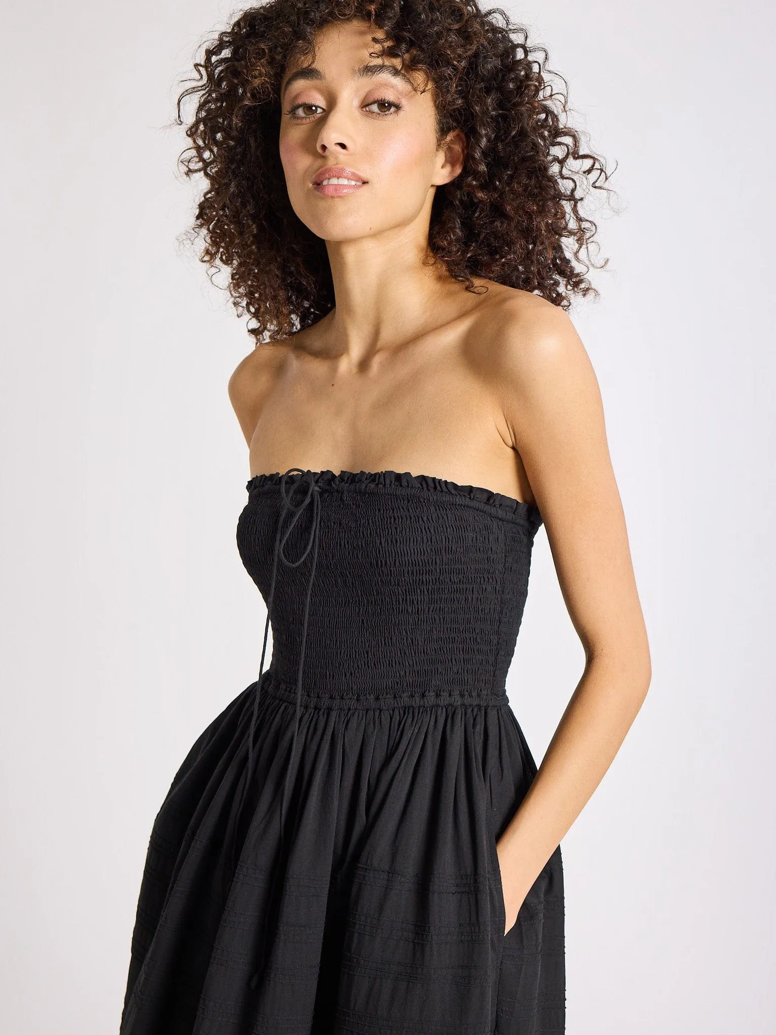 Florence Dress in Black sold by MILLE product image thumbnail 5