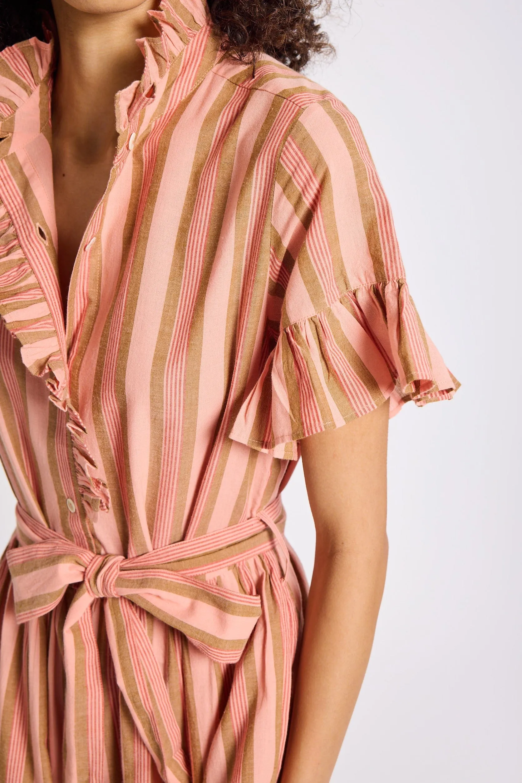 Victoria Dress in Santa Fe Stripe sold by MILLE product image thumbnail 3