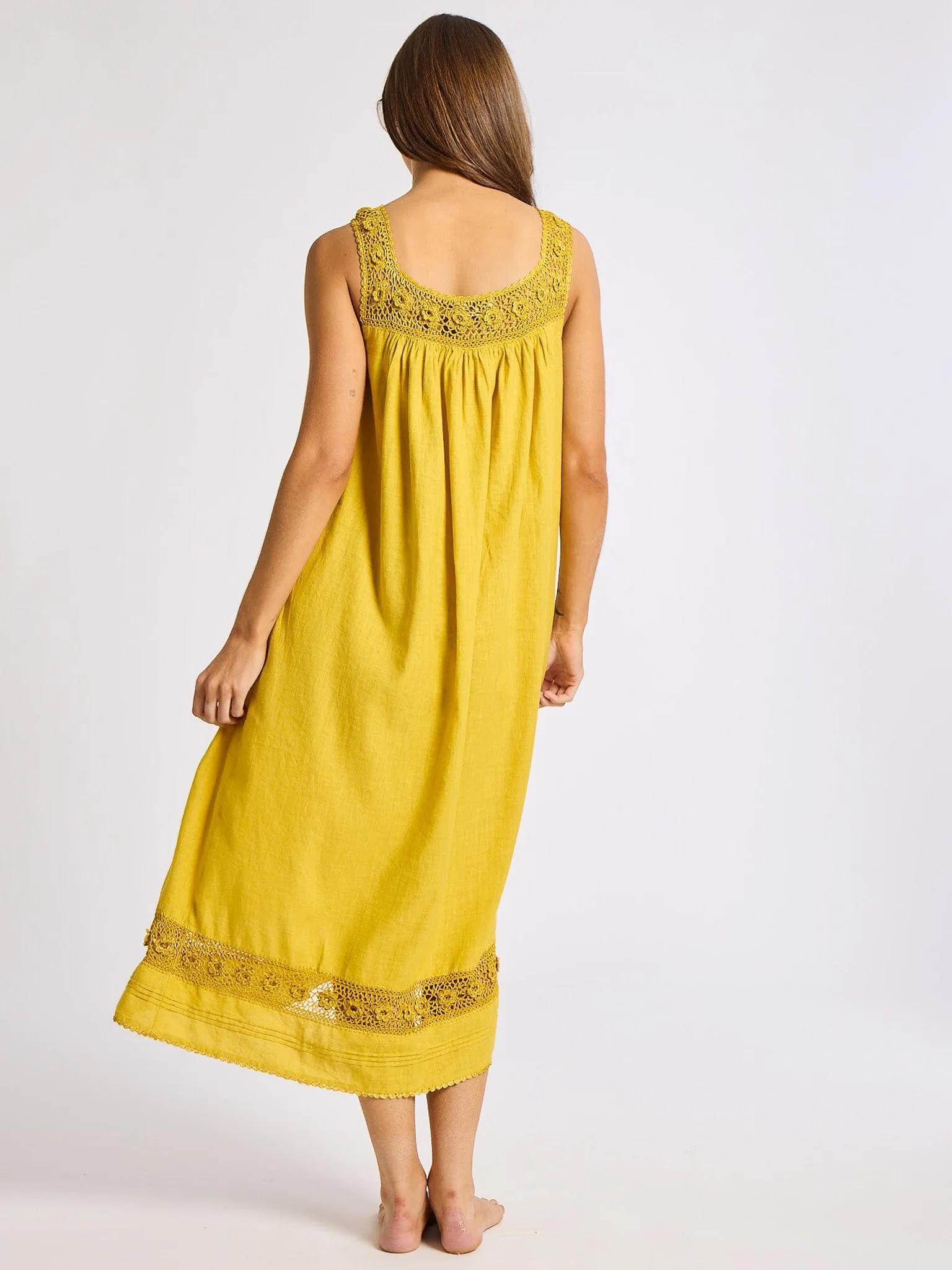 Adelia Dress in Marigold sold by MILLE product image thumbnail 4