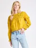 Thea Top in Marigold Eyelet sold by MILLE