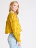 Thea Top in Marigold Eyelet sold by MILLE