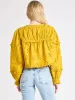 Thea Top in Marigold Eyelet sold by MILLE