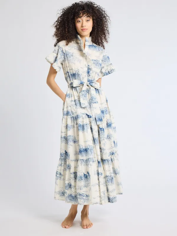 Victoria Dress in Western Toile sold by MILLE