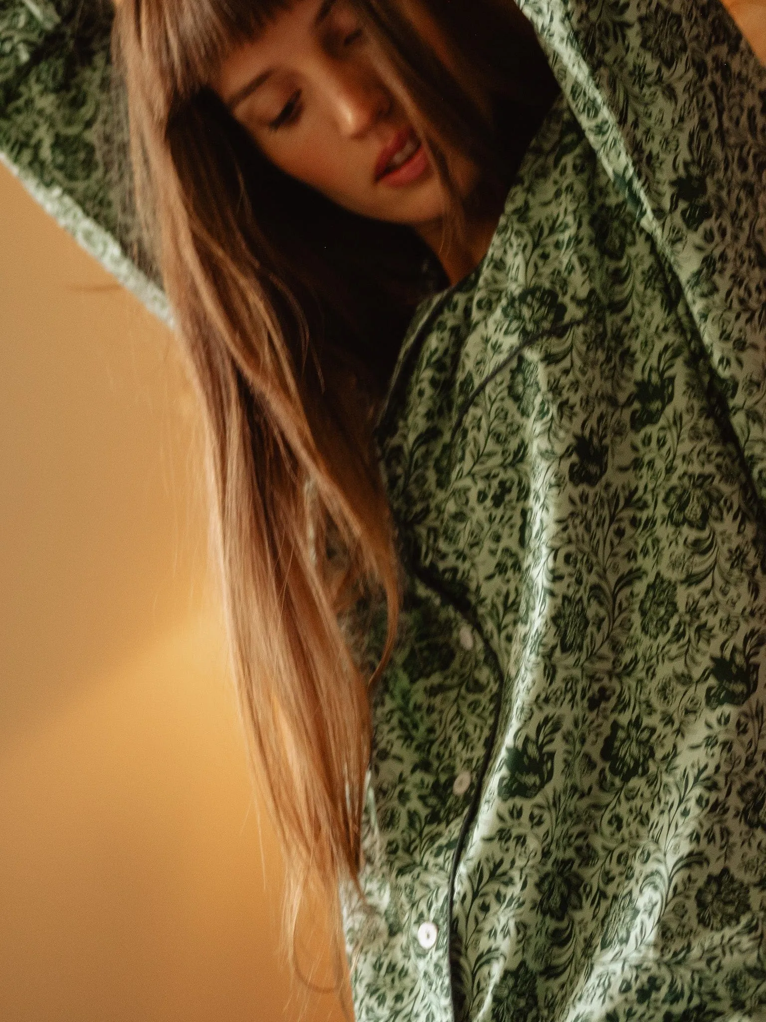 Iris Top in Jade Floral sold by MILLE product image thumbnail 2