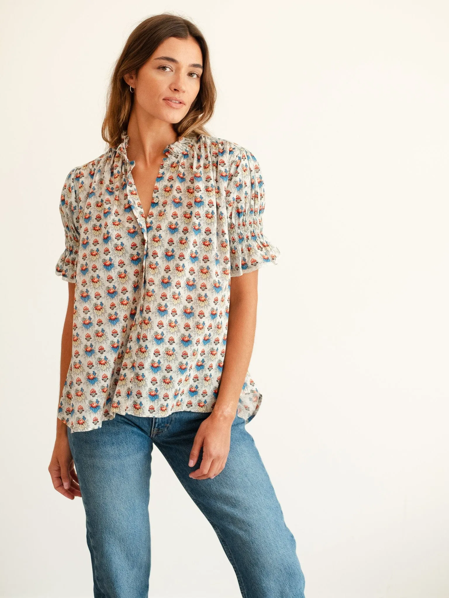 Marnie Top in Cottage sold by MILLE product image thumbnail 4