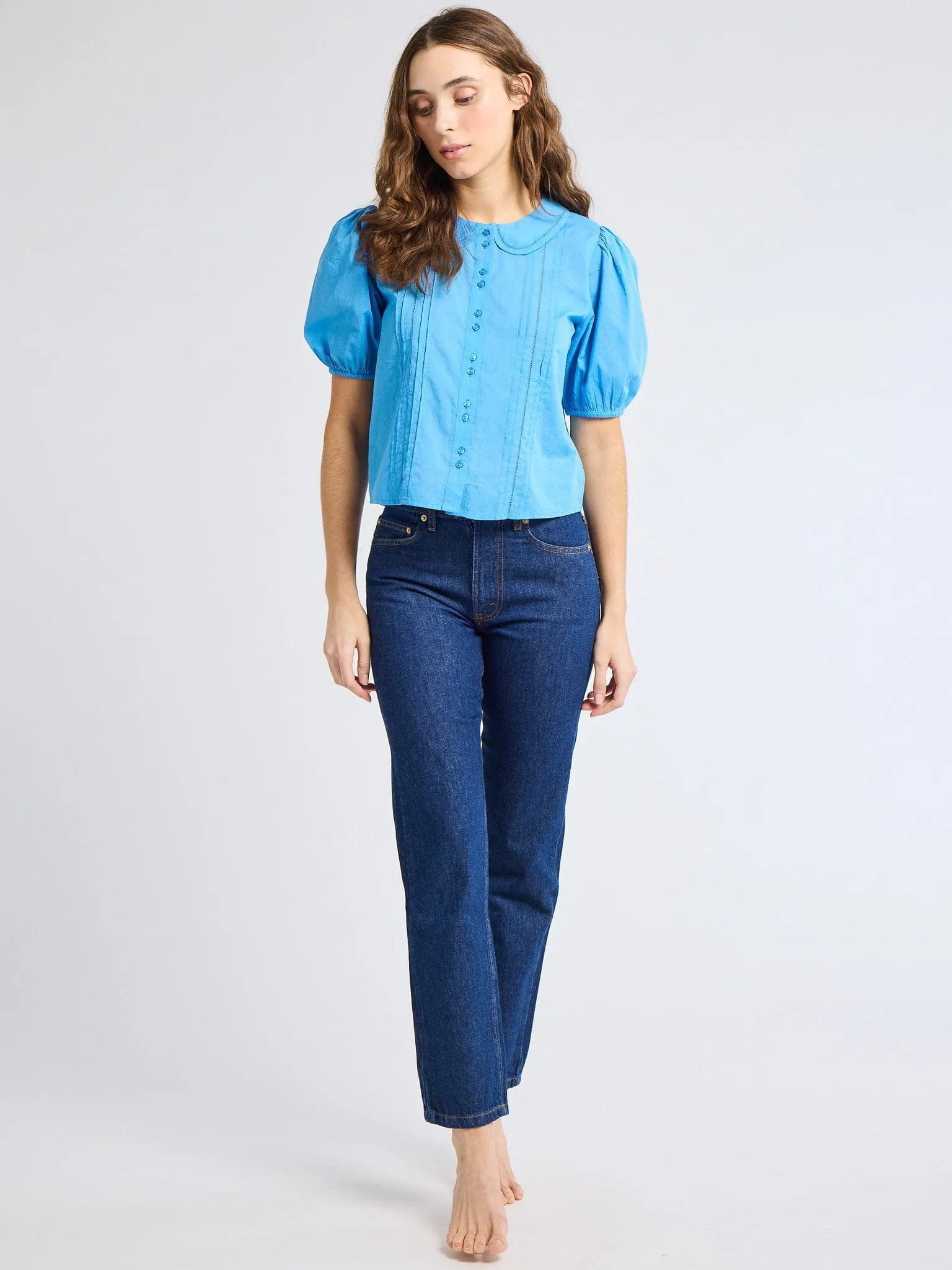 Harriet Top in Cendre Blue sold by MILLE product image thumbnail 4