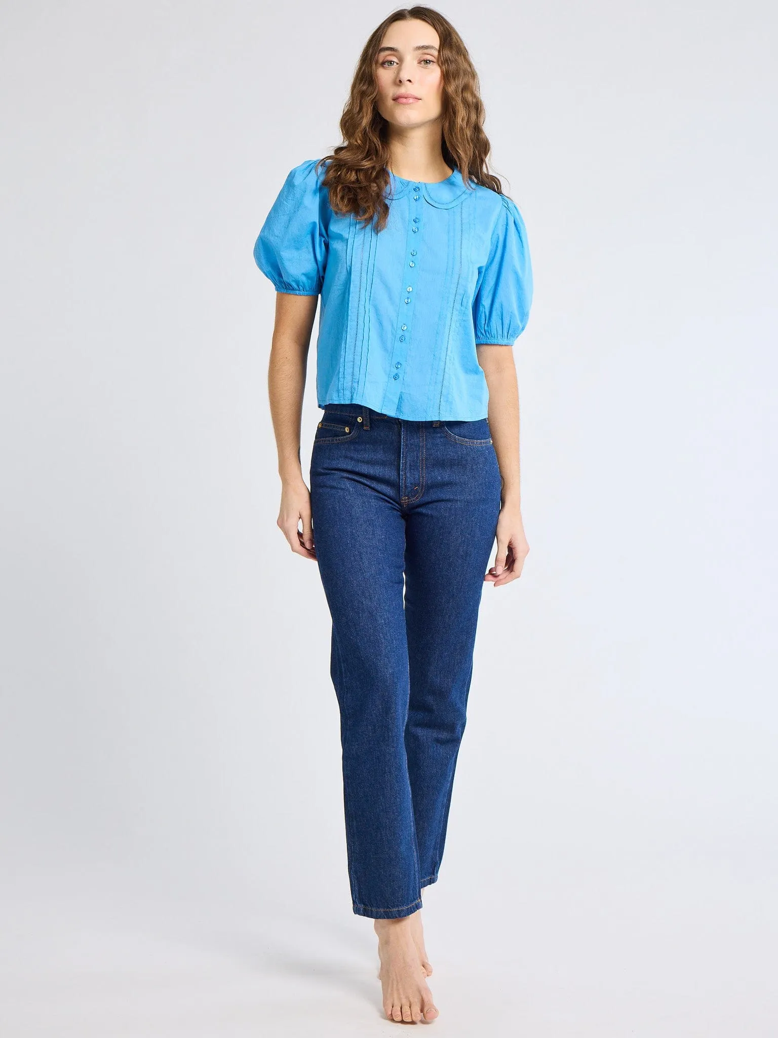 Harriet Top in Cendre Blue sold by MILLE product image thumbnail 3