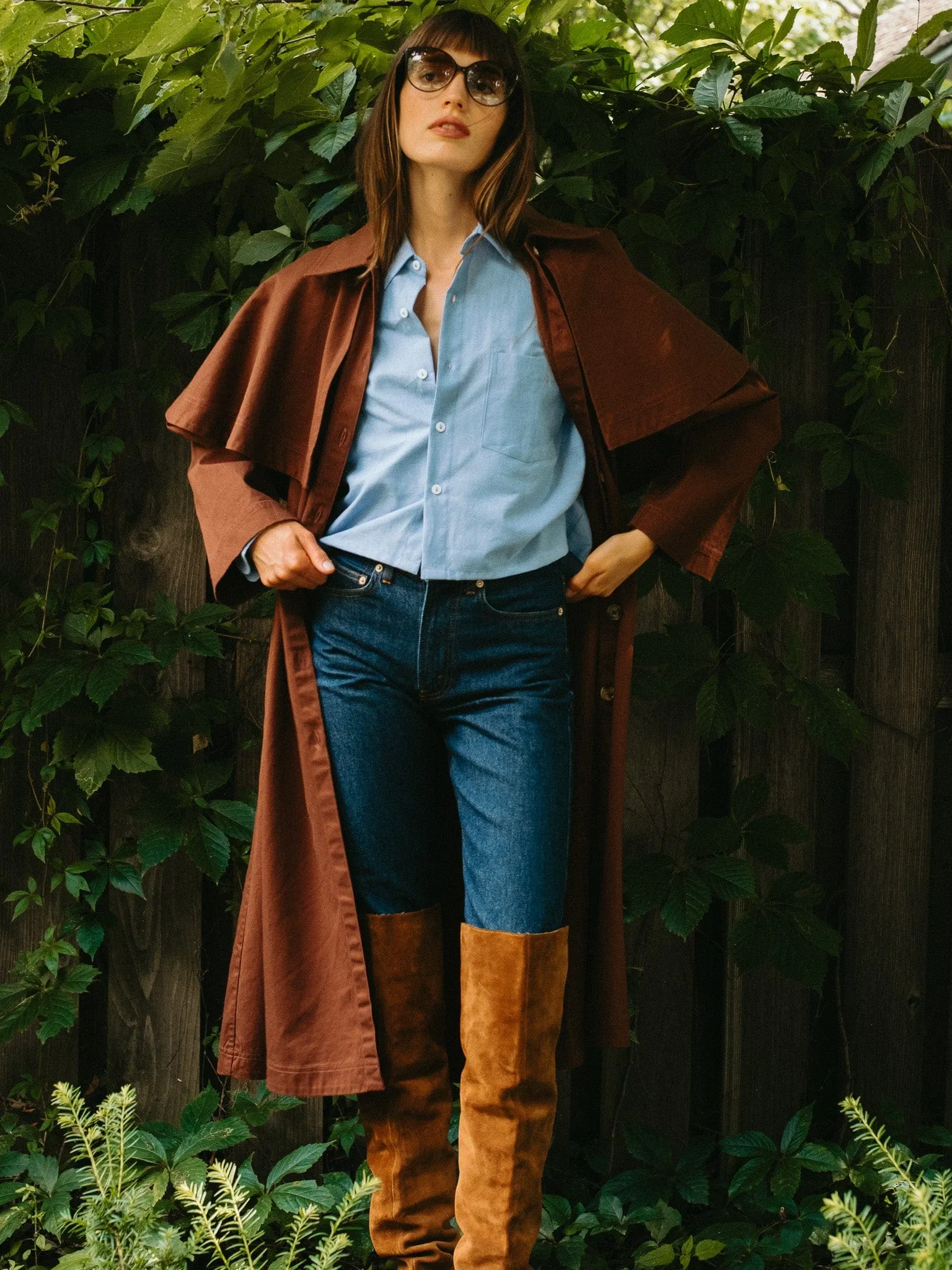 Alina Coat in Chocolate sold by MILLE product image thumbnail 4