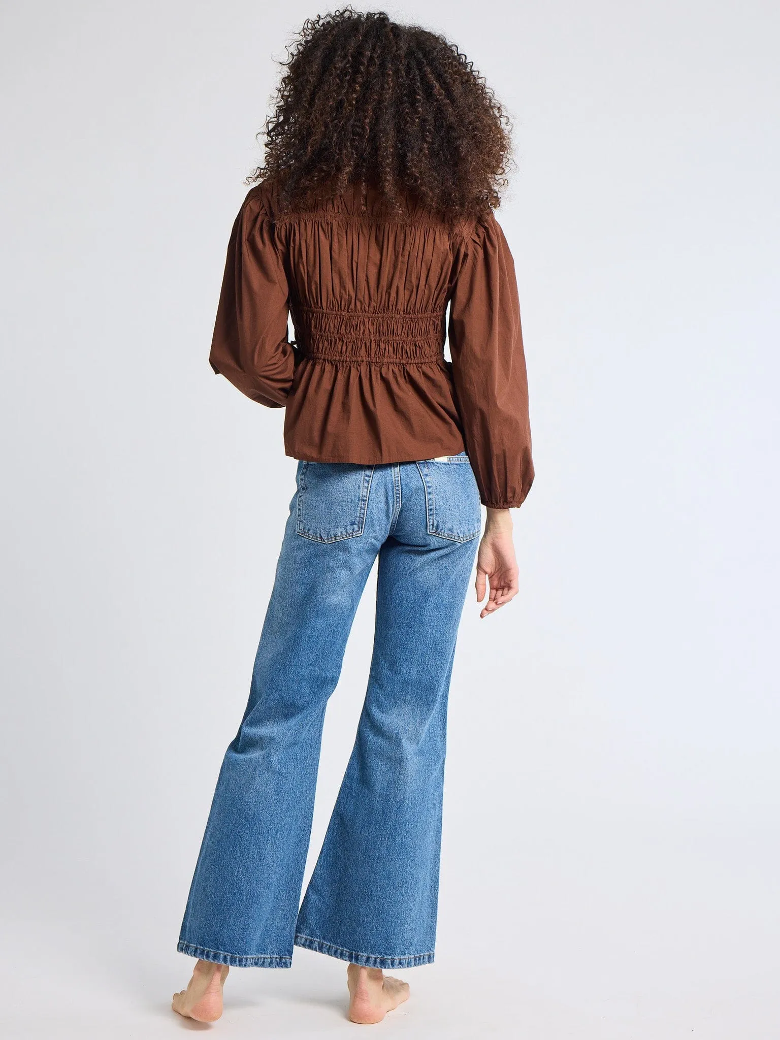 Ella Top in Chocolate sold by MILLE product image thumbnail 5