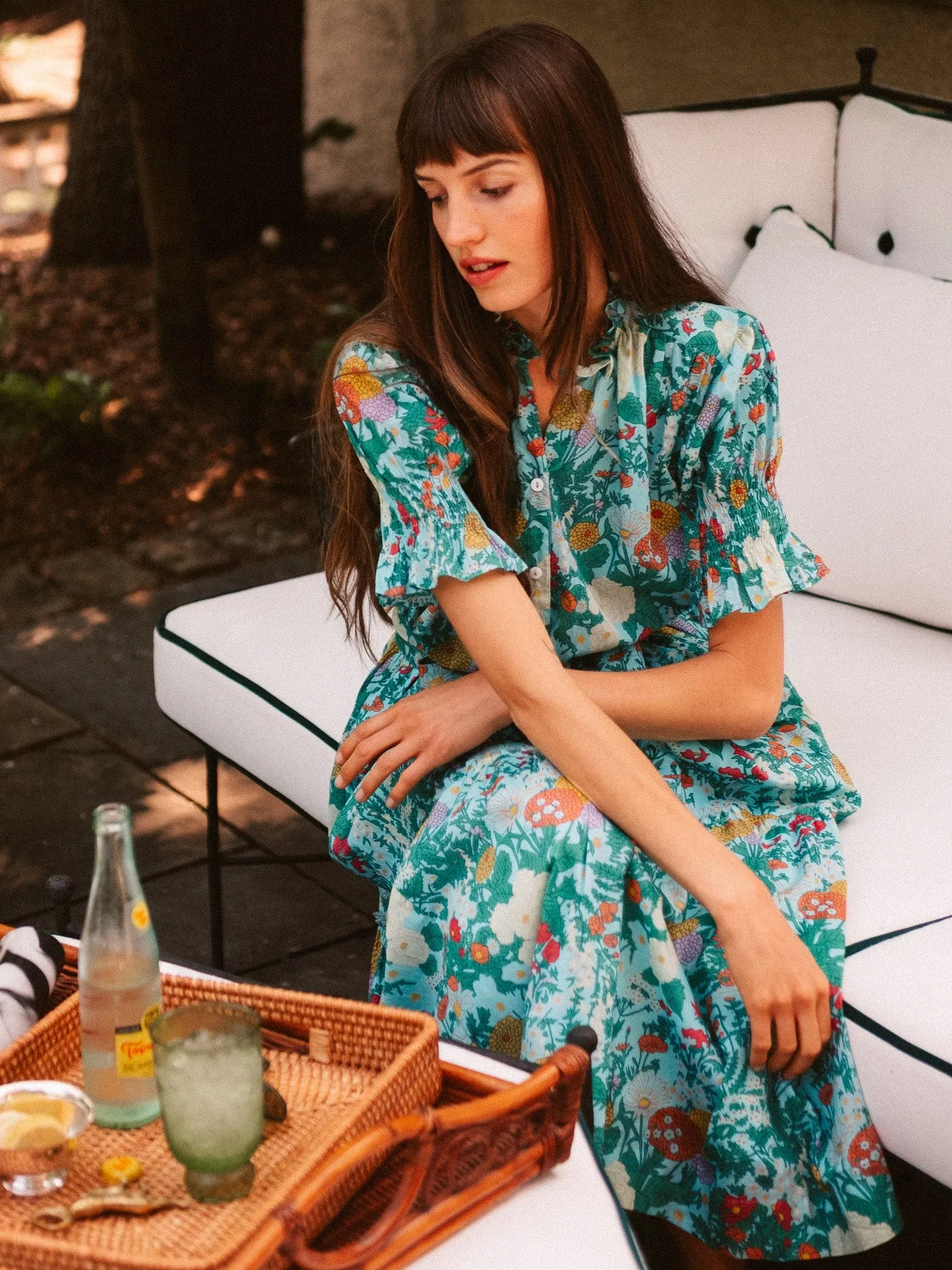 Marnie Top in Swedish Garden sold by MILLE product image thumbnail 2