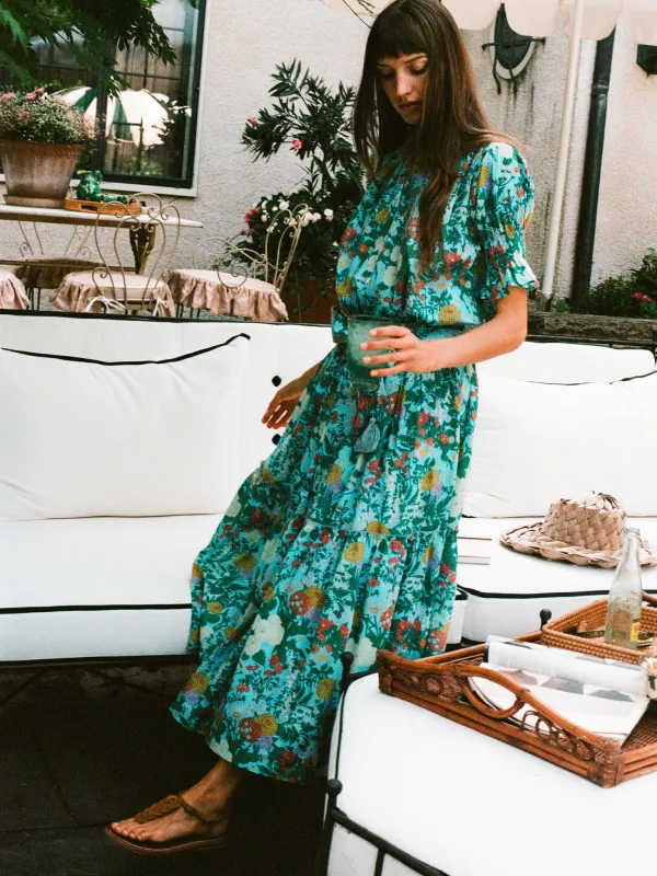 Françoise Skirt in Swedish Garden made by MILLE