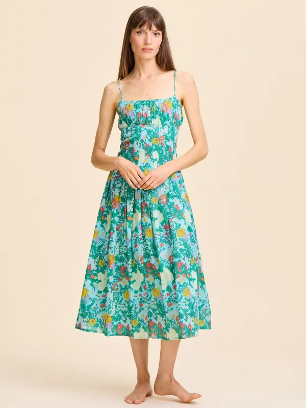 Tully Dress in Swedish Garden sold by MILLE