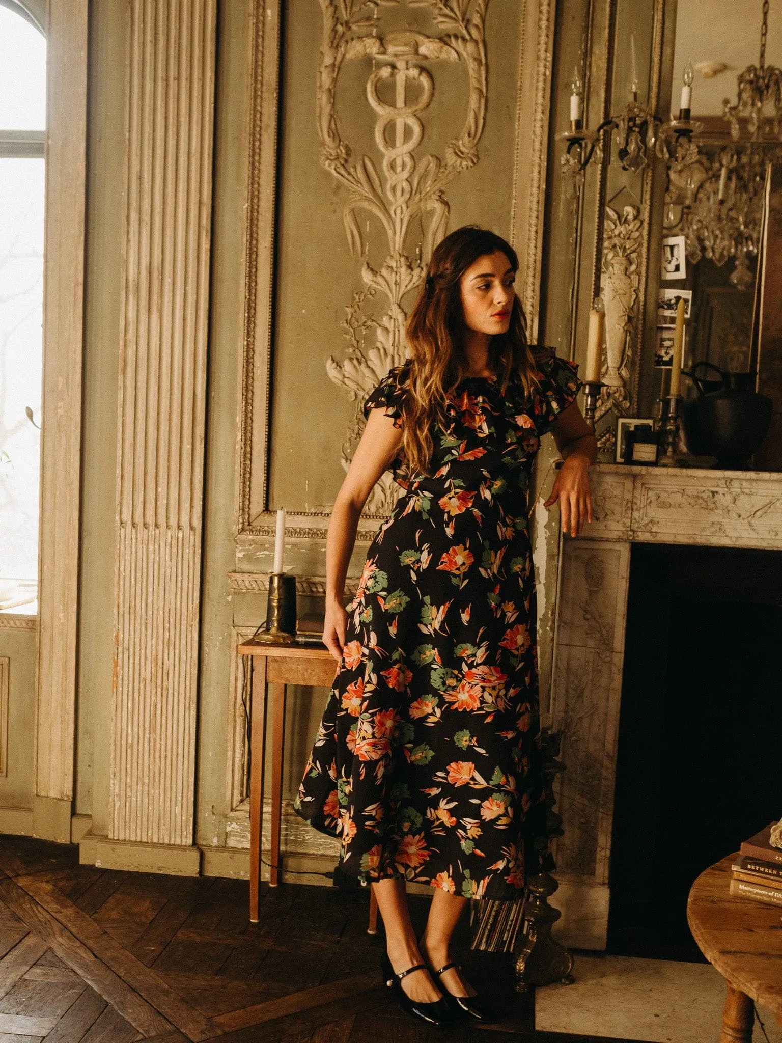 Renee Dress in Somerset sold by MILLE product image thumbnail 4