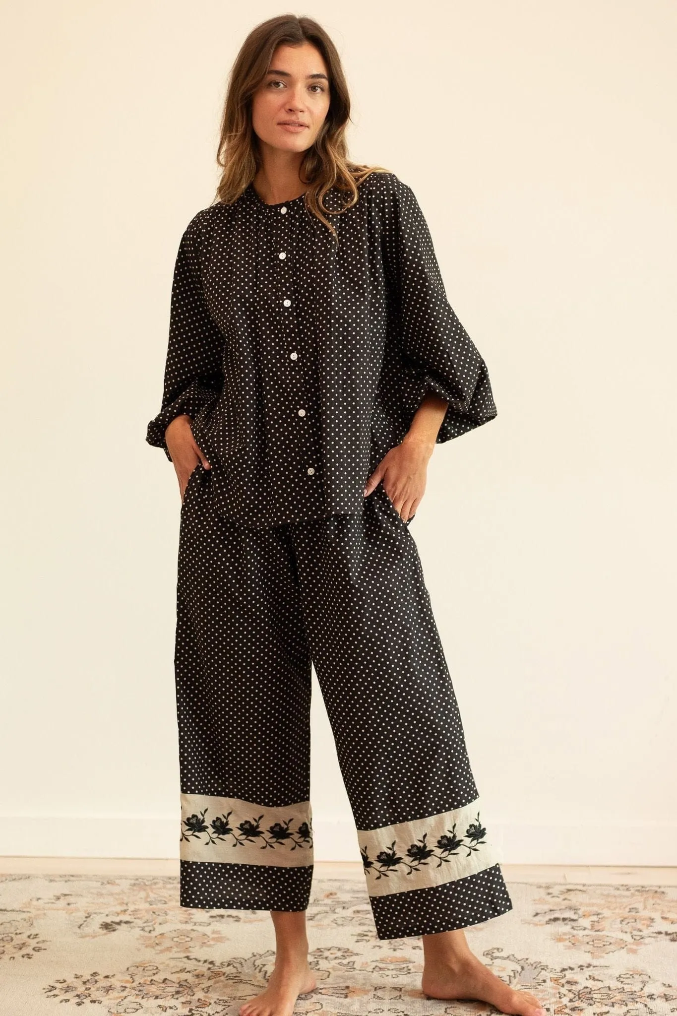 Francine Pant in Polka Dot sold by MILLE product image thumbnail 2