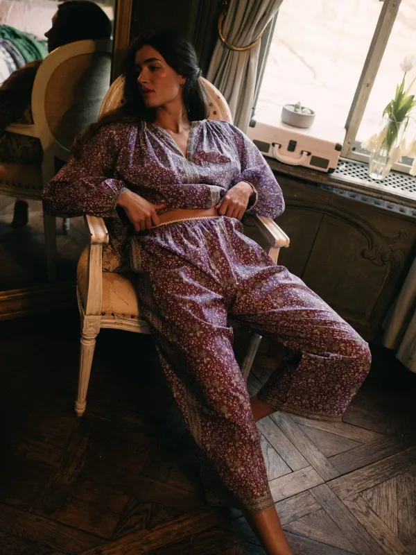 Francine Pant in Provence Floral made by MILLE