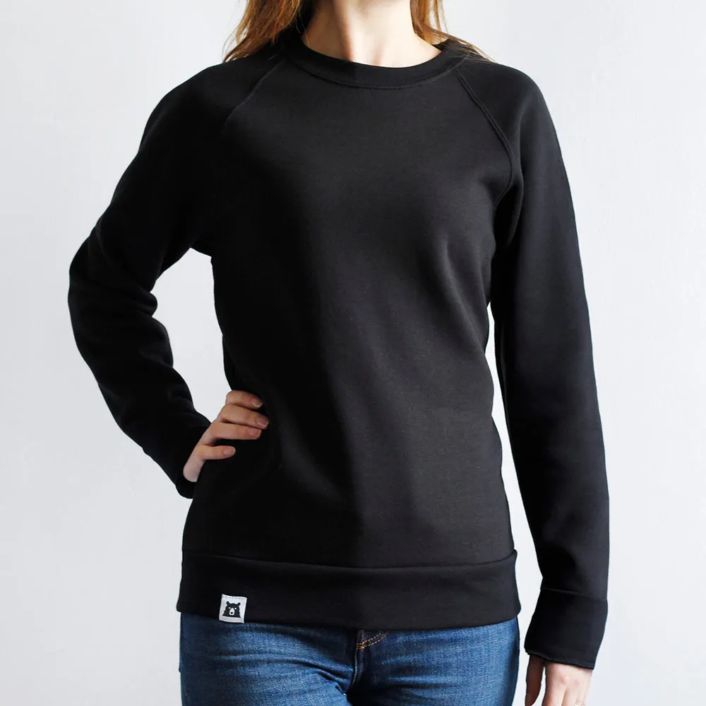 BASICS Classic Crew Sweatshirt - Black sold by North Standard Trading Post product image thumbnail 2