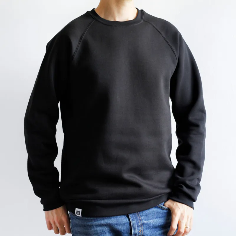 BASICS Classic Crew Sweatshirt - Black sold by North Standard Trading Post