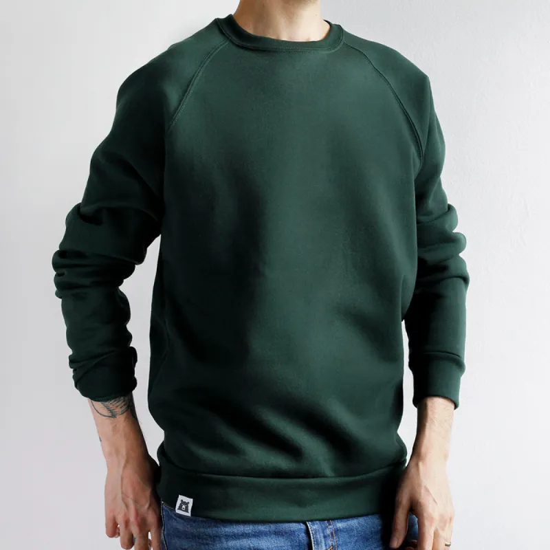 BASICS Classic Crew Sweatshirt - Forest sold by North Standard Trading Post