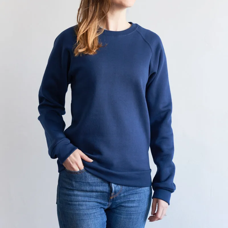 BASICS Classic Crew Sweatshirt - Navy sold by North Standard Trading Post