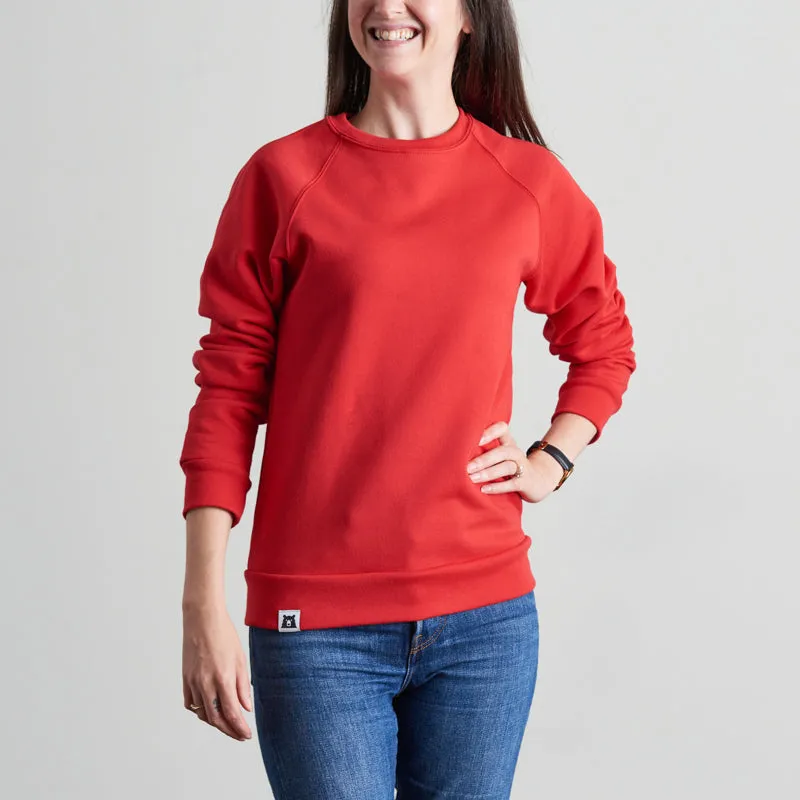 BASICS Classic Crew Sweatshirt - Red sold by North Standard Trading Post product image thumbnail 2