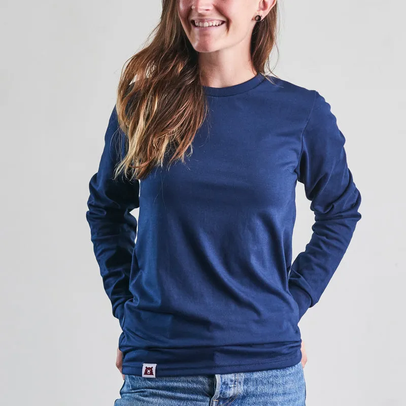 BASICS Heavyweight Long Sleeve Tee - Navy sold by North Standard Trading Post product image thumbnail 2