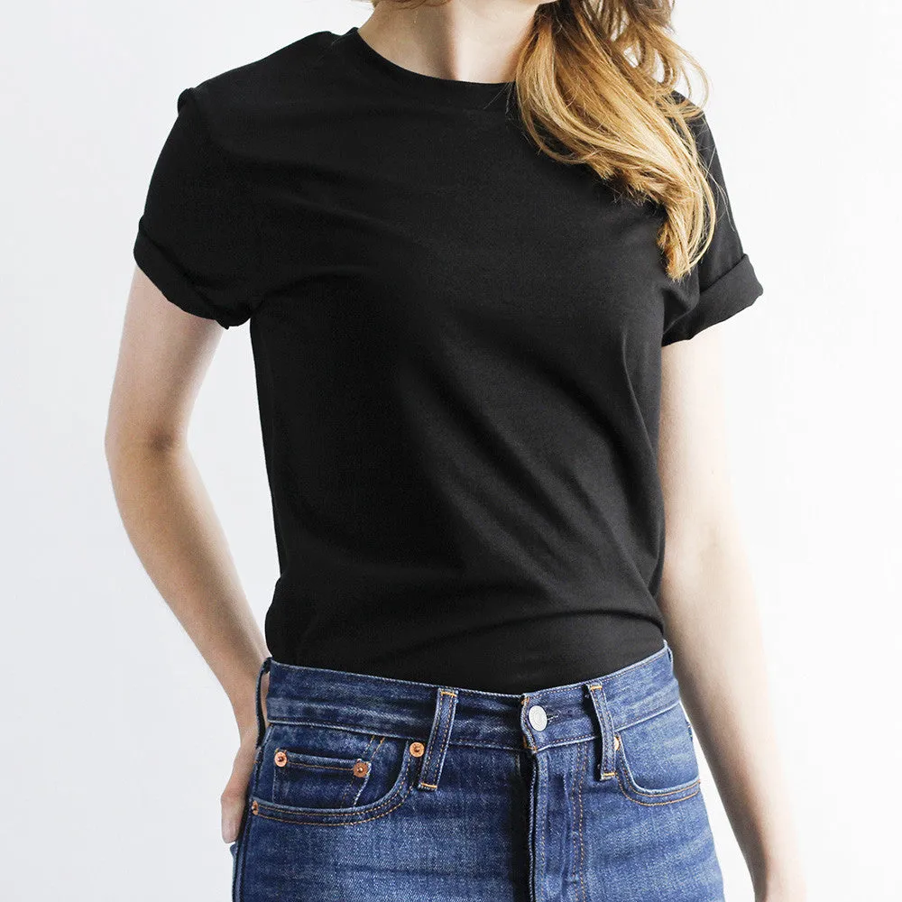 BASICS Perfect Crew Tee - Black sold by North Standard Trading Post product image thumbnail 2
