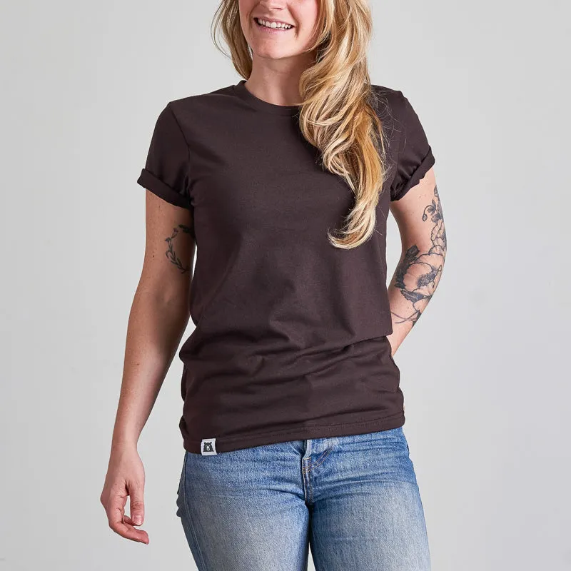 BASICS Perfect Crew Tee - Chocolate Brown sold by North Standard Trading Post product image thumbnail 2