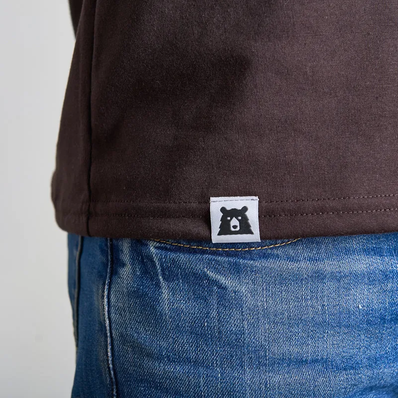 BASICS Perfect Crew Tee - Chocolate Brown sold by North Standard Trading Post product image thumbnail 3