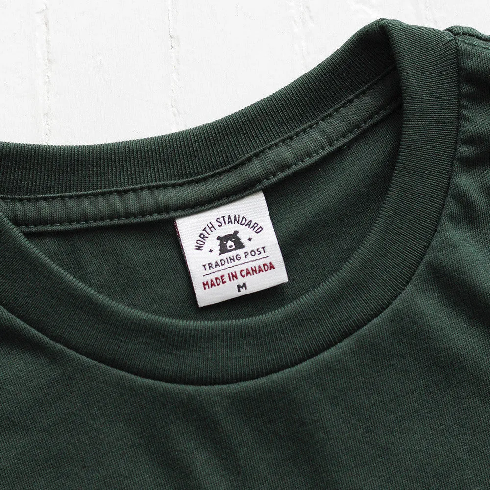 BASICS Perfect Crew Tee - Forest sold by North Standard Trading Post product image thumbnail 4