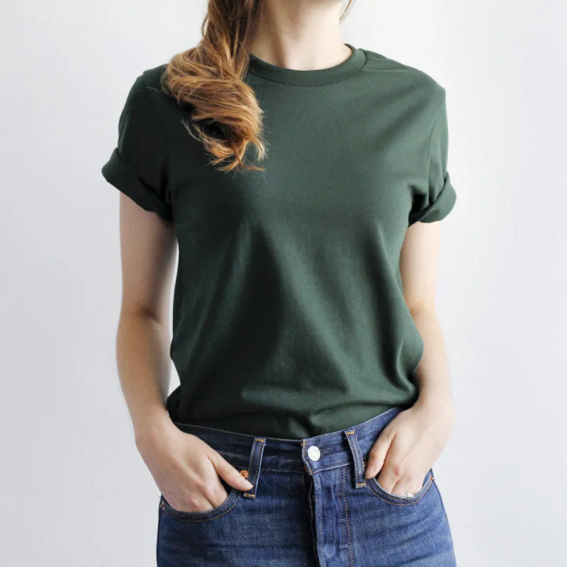 BASICS Perfect Crew Tee - Forest sold by North Standard Trading Post