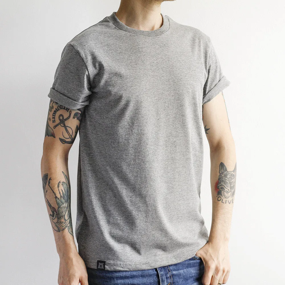 BASICS Perfect Crew Tee - Heather Grey sold by North Standard Trading Post product image thumbnail 2