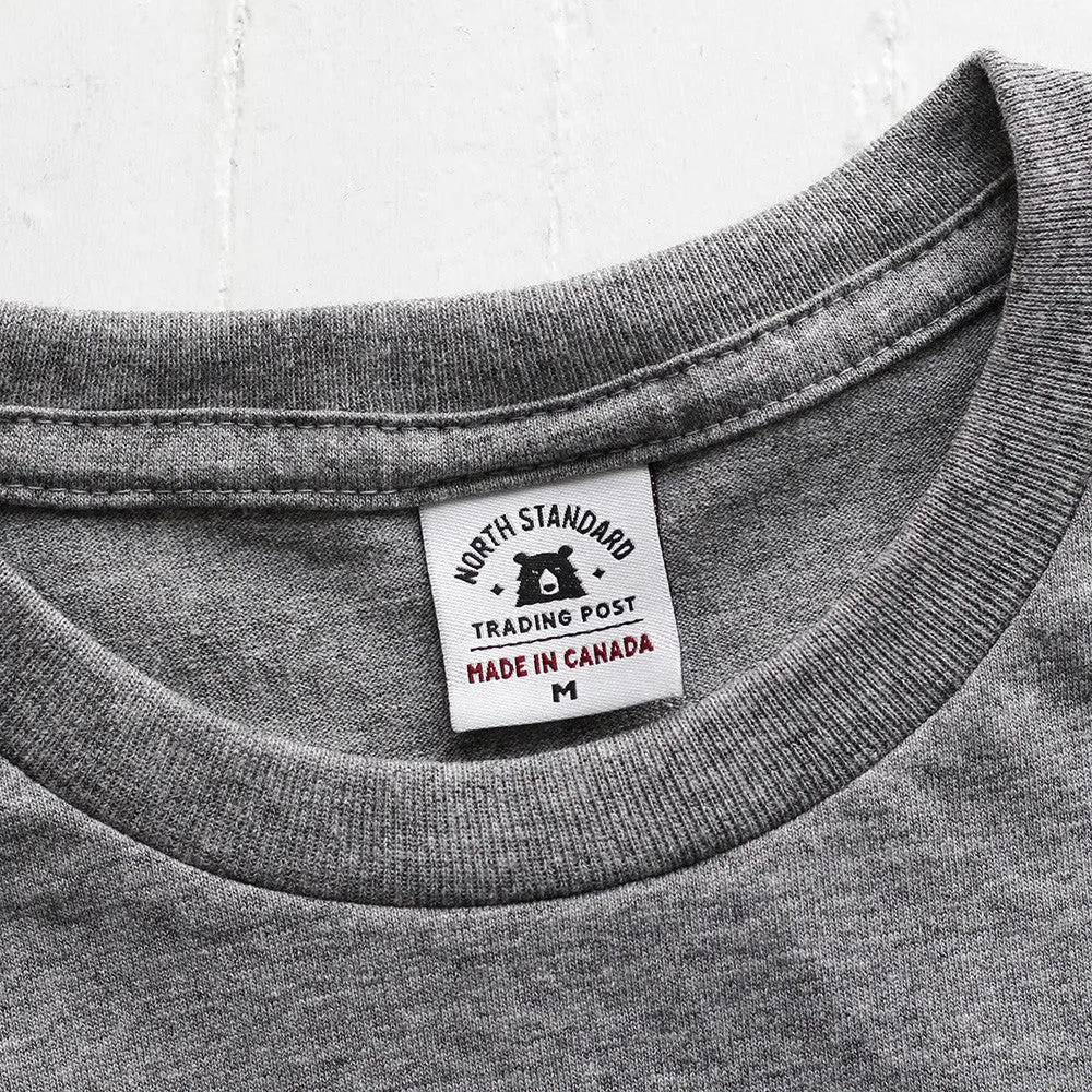 BASICS Perfect Crew Tee - Heather Grey sold by North Standard Trading Post product image thumbnail 3