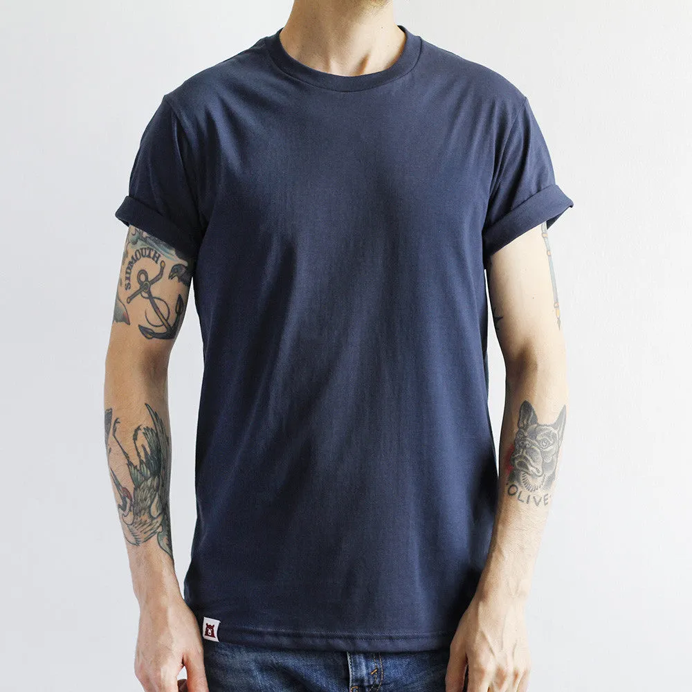 BASICS Perfect Crew Tee - Navy sold by North Standard Trading Post