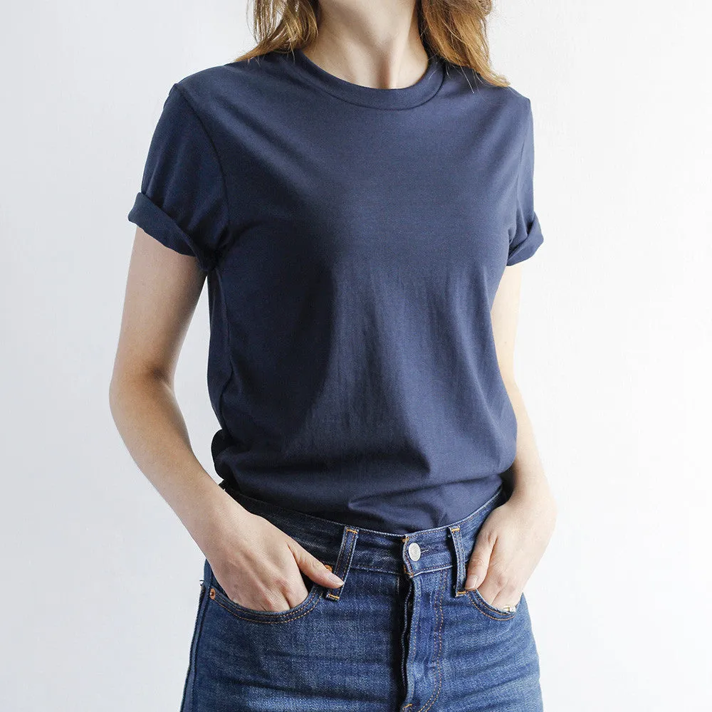 BASICS Perfect Crew Tee - Navy sold by North Standard Trading Post product image thumbnail 2