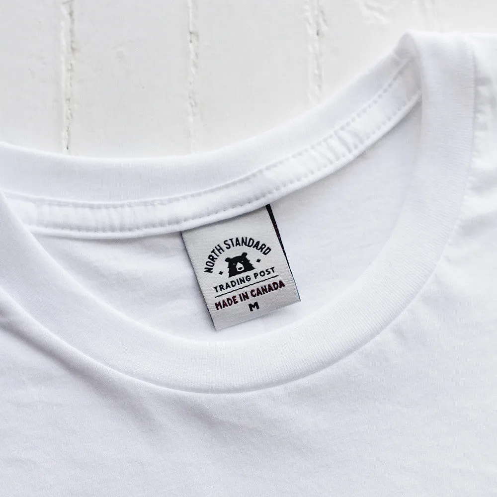 BASICS Perfect Crew Tee - White sold by North Standard Trading Post product image thumbnail 3