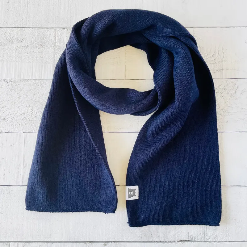 Bear Scarf - Navy sold by North Standard Trading Post
