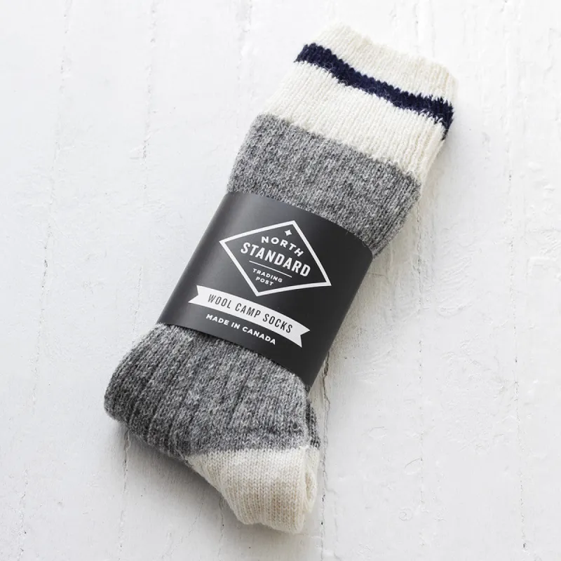 Camp Socks - Wool - Navy sold by North Standard Trading Post